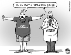 ATLANTIC AND GULF COAST RED SNAPPER FISH STORY by Jeff Parker