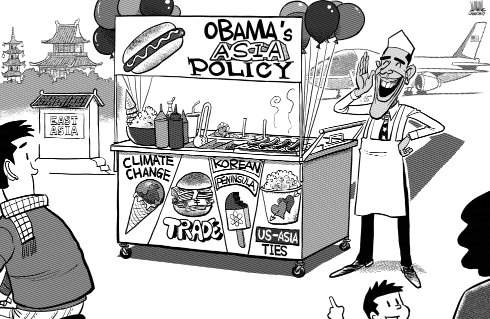  OBAMA VISITS ASIA by Luojie