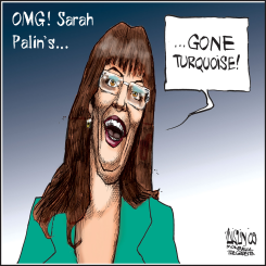 SARAH PALIN ON OPRAH by Terry Mosher