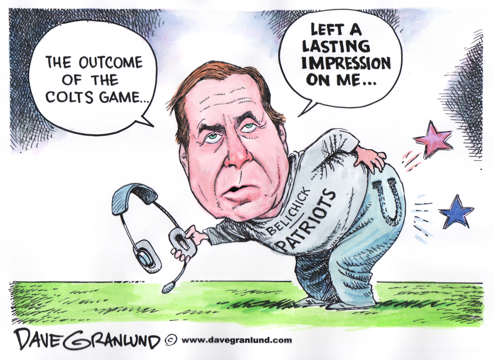  PATRIOTS COACH BELICHICK by Dave Granlund