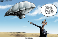 THE STIMULUS HOAX  by Nate Beeler