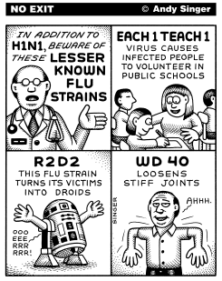 H1N1 FLU VARIANTS by Andy Singer