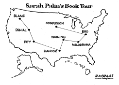 SARAH PALIN BOOK TOUR by Jimmy Margulies