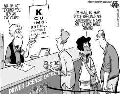 TEXTING WHILE DRIVING BAN by Jeff Parker