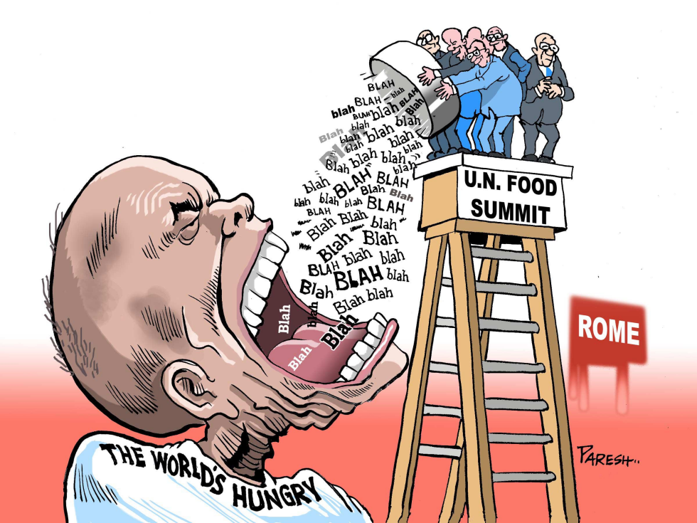  FEEDING WORLD'S HUNGRY by Paresh Nath