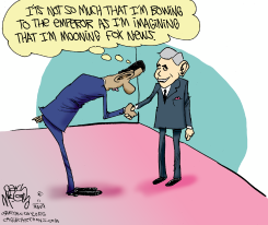 OBAMAS BOW  by Gary McCoy