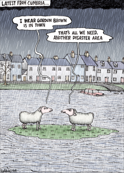 FLOODS HIT CUMBIA IN UK by Brian Adcock