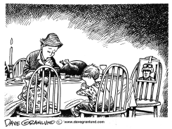  EMPTY SEAT AT THANKSGIVING by Dave Granlund