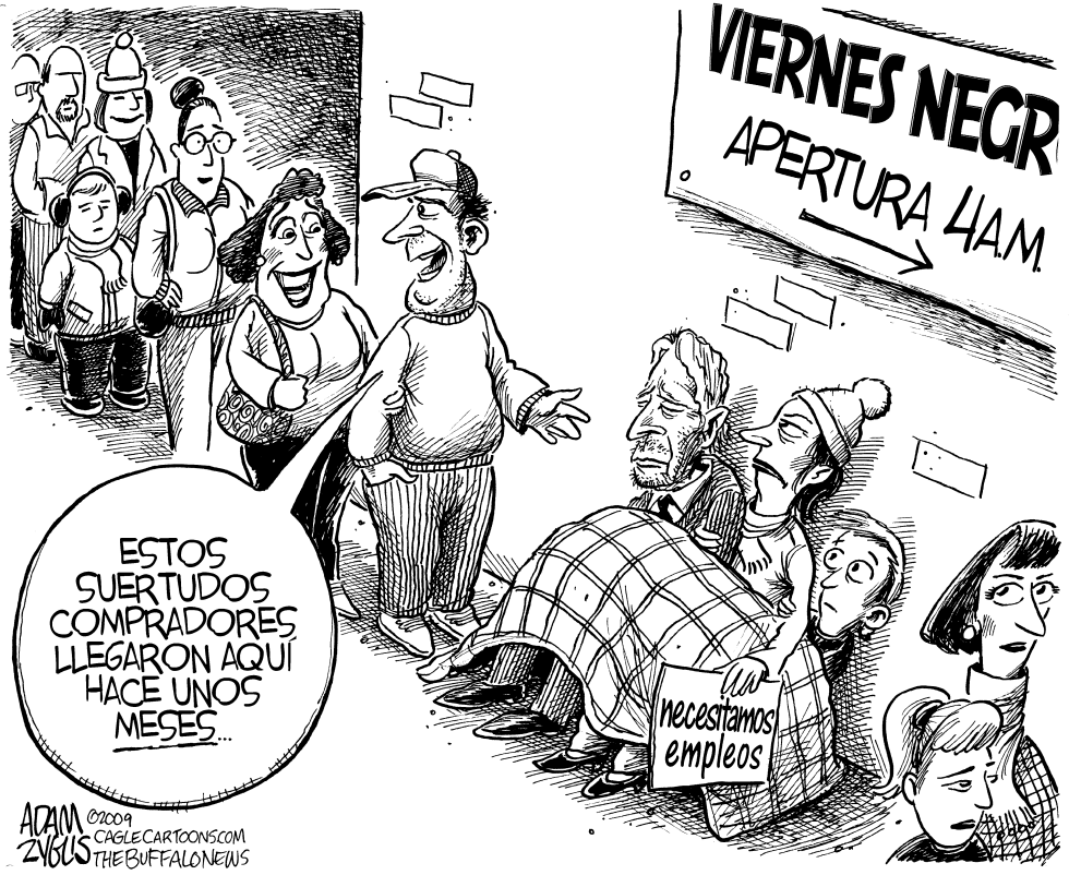 Compradores del Viernes Negro