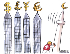 SWISS BAN MOSQUE MINARETS -  by Christo Komarnitski