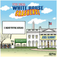THE REAL WHITE HOUSE CRASHERS by R.J. Matson