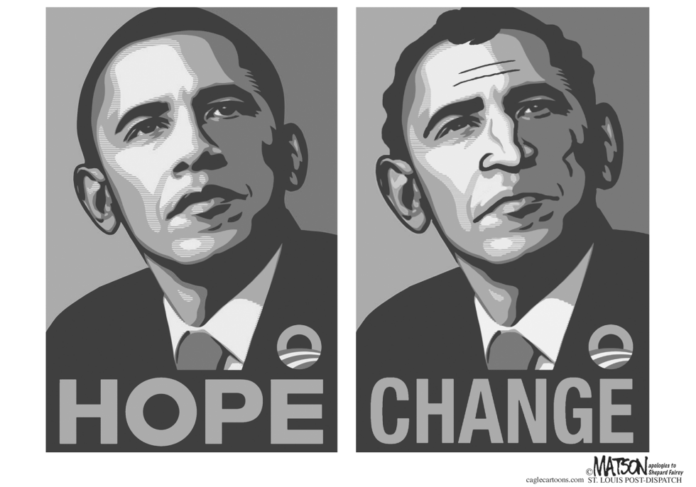  OBAMA CHANGE by RJ Matson