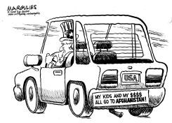 AFGHANISTAN BUILDUP by Jimmy Margulies