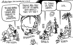 AFGHAN SURGE by Mike Keefe