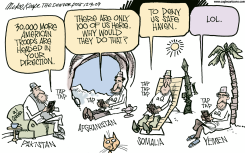 AFGHAN SURGE  by Mike Keefe