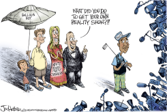 TIGER WOODS by Joe Heller