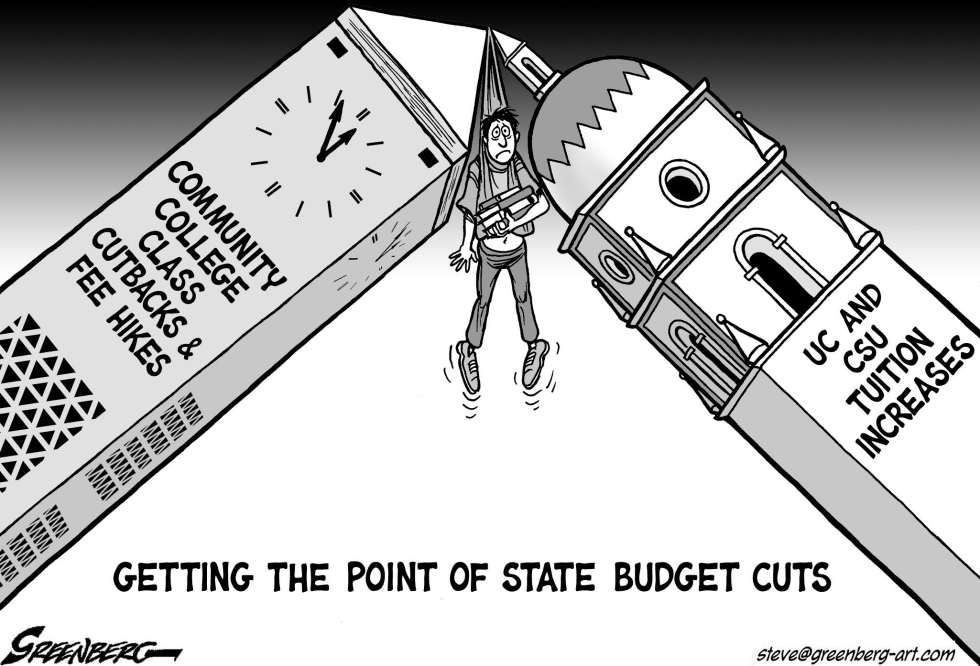 California tuition bw