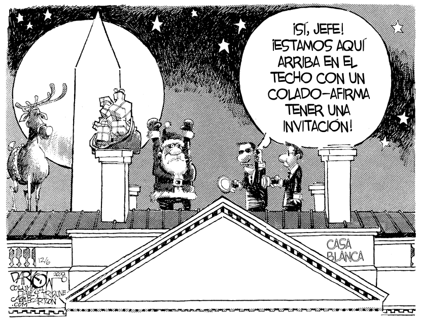 Colado en la Casa Blanca
