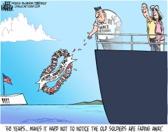 PEARL HARBOR DAY FADING VETS  by Jeff Parker