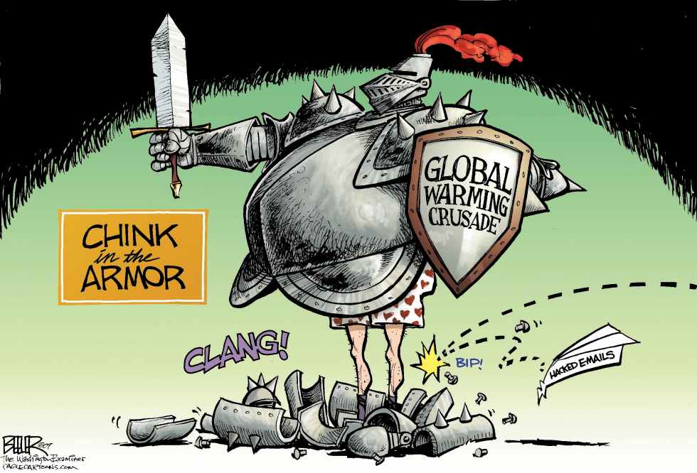  GLOBAL WARMING ARMOR by Nate Beeler