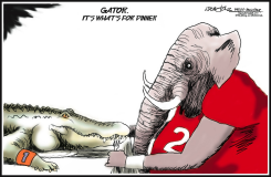 BAMA BEATS FLORIDA by J.D. Crowe