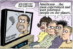 TIGER WOODS BROUHAHA  by Monte Wolverton