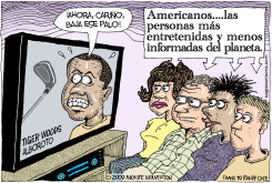 ALBOROTO DE TIGER WOODS /  by Monte Wolverton