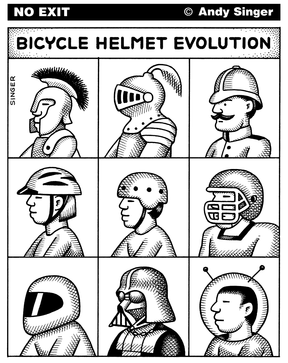 Bicycle Helmet Evolution