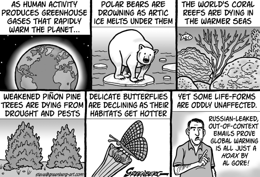 Global Warming effects bw