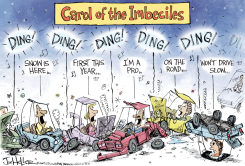 SNOW DRIVING by Joe Heller