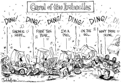 SNOW DRIVING by Joe Heller