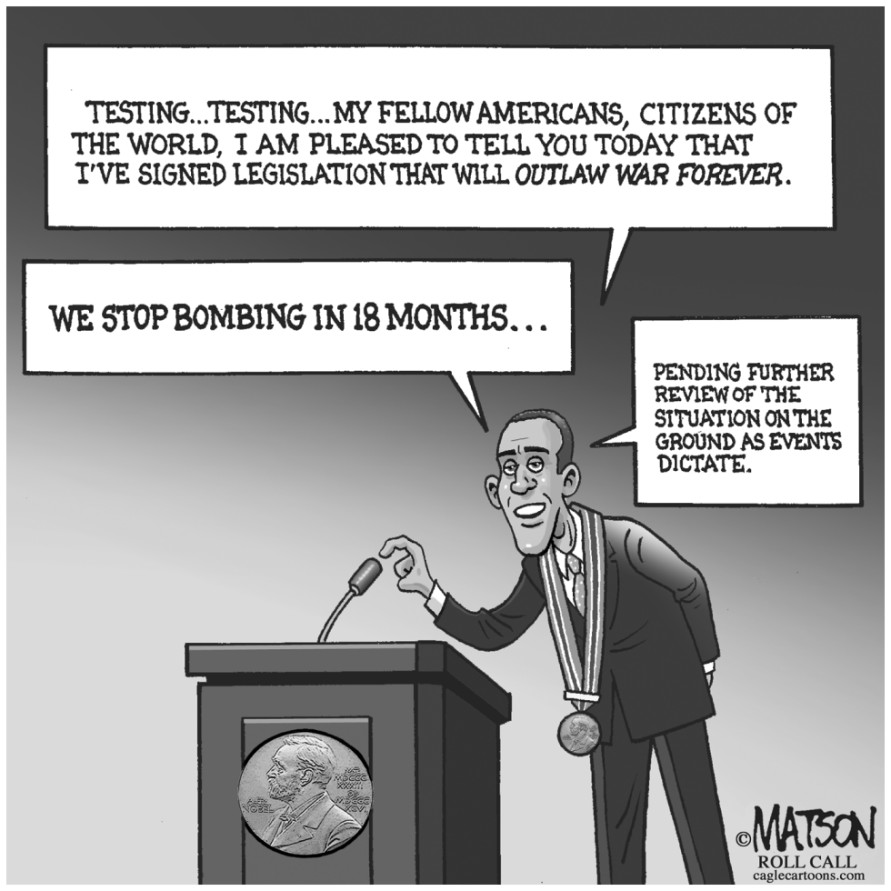  OBAMA PARAPHRASES OLD REAGAN JOKE by RJ Matson