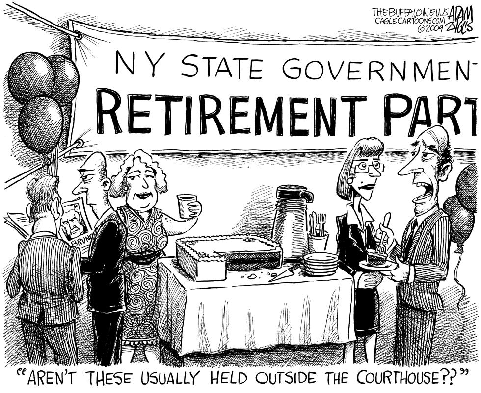  NY STATE BRUNO CORRUPTION by Adam Zyglis