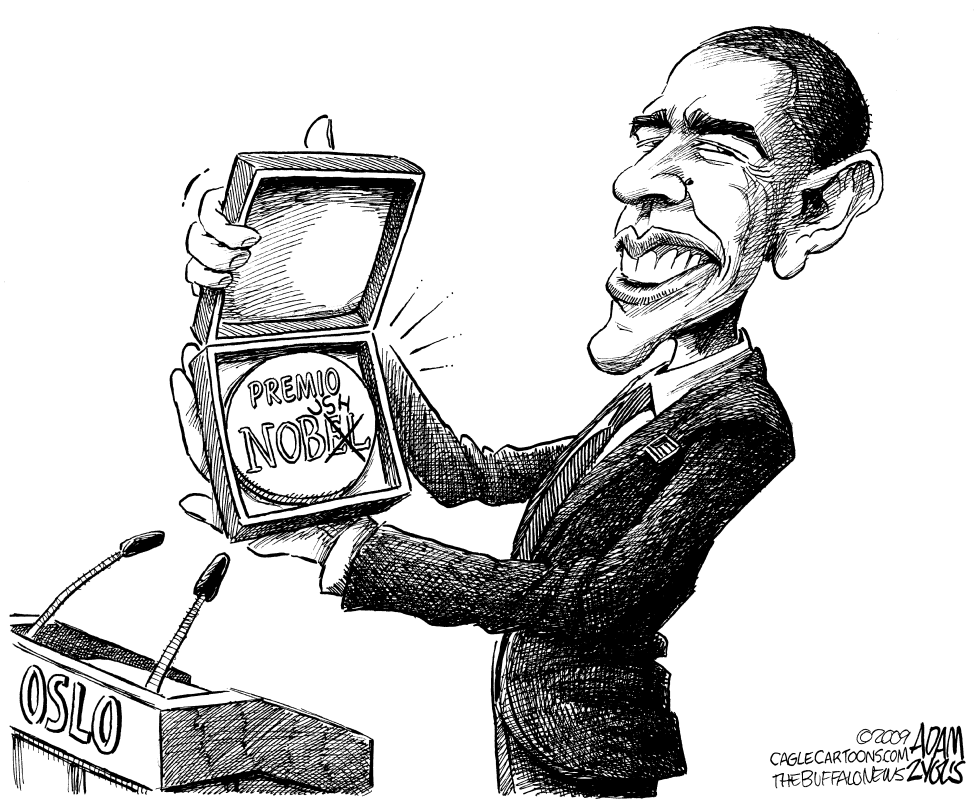 Obama recibe el Nobel