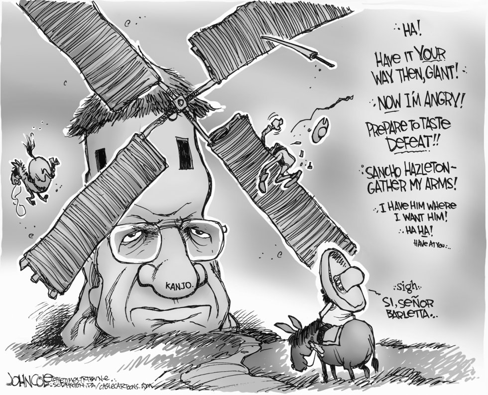 LOCAL PA -- Barletta runs again BW