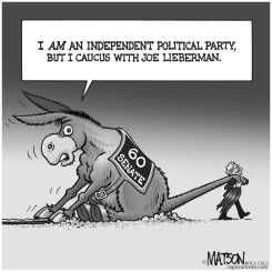 LIEBERMAN CAUCUS by R.J. Matson