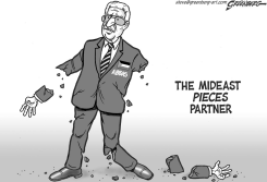 MIDEAST PIECES PARTNER BW by Steve Greenberg