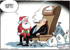 SANTA Y EL BANQUERO /  by Bob Englehart