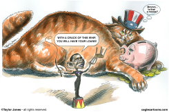 OBAMA AND FAT CAT - by Taylor Jones