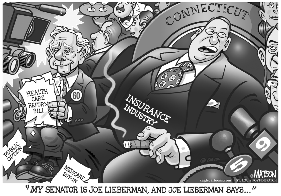  WHEN JOE LIEBERMAN TALKS by RJ Matson