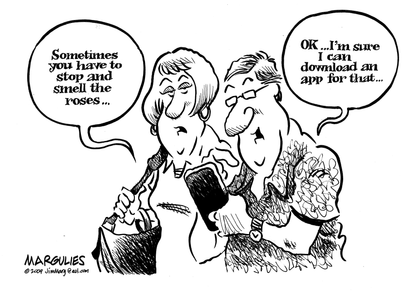 Mobile phone addicts