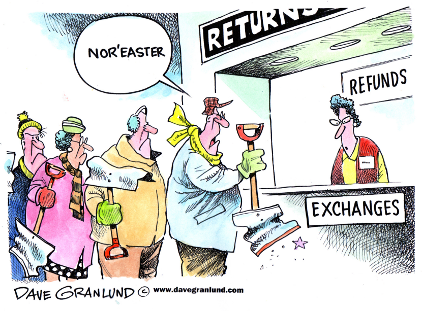 Nor'easters and Snow Shovels