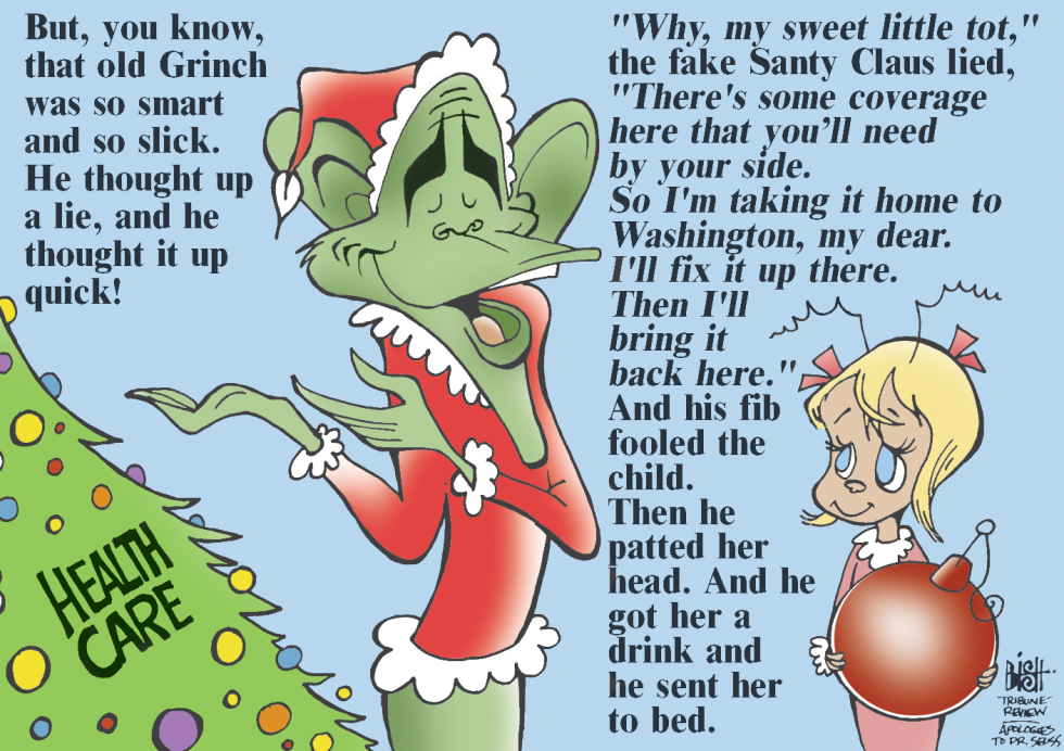 THE OBAMA GRINCH, COLOR