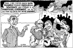 IRAQI FREEDOM AND DEMOCRACY by Monte Wolverton
