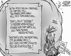 THE VOTE BEFORE CHRISTMAS BW by John Cole