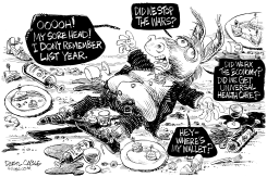 NEW YEAR FOR MISERABLE DEMOCRATS by Daryl Cagle