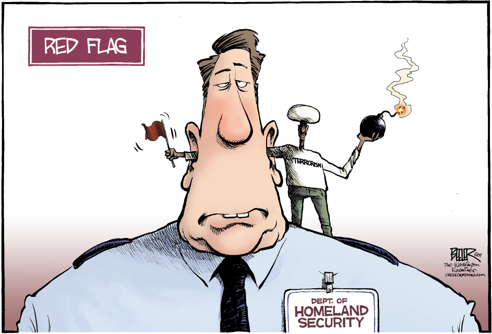 Airline Bomber Red Flag COLOR