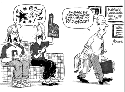 DALLAS COWBOYS VERSUS PHILADELPHIA EAGLES by Rob Tornoe