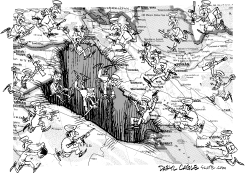 IRAQ HOLE by Daryl Cagle