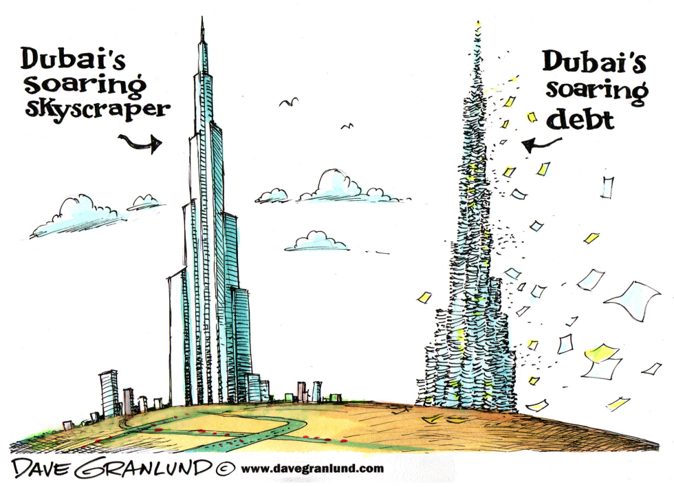  SKY HIGH IN DUBAI by Dave Granlund